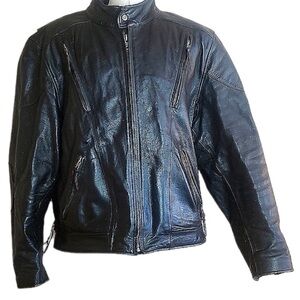 First Classics Leather Gear leather motorcycle jacket y2k